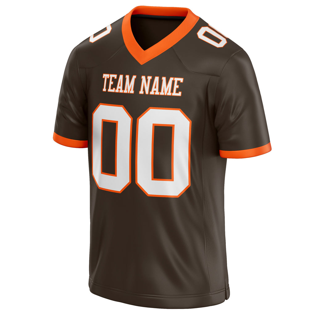 Personalized White & Solid Colour Football Jersey