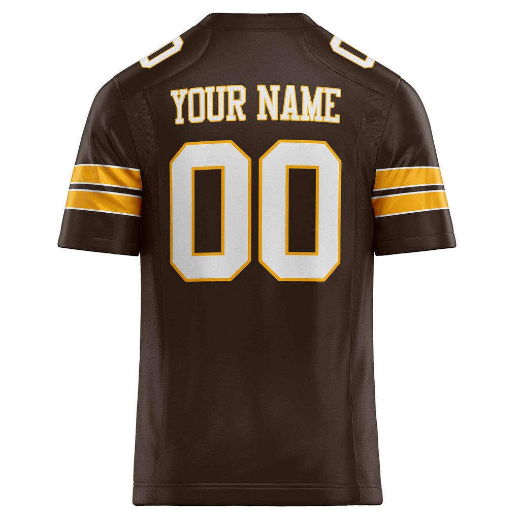 Personalized White & Solid Colour Football Jersey