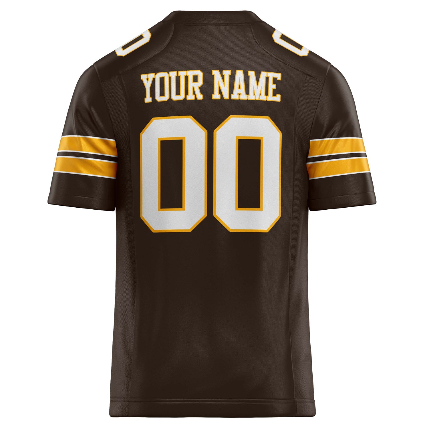 Personalized White & Solid Colour Football Jersey