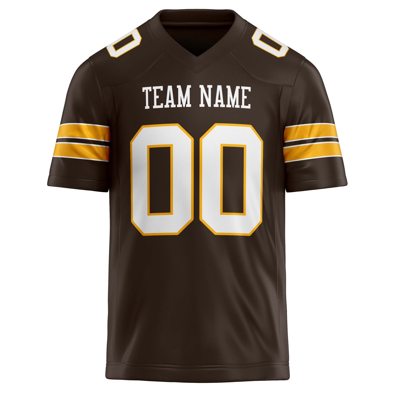 Personalized White & Solid Colour Football Jersey