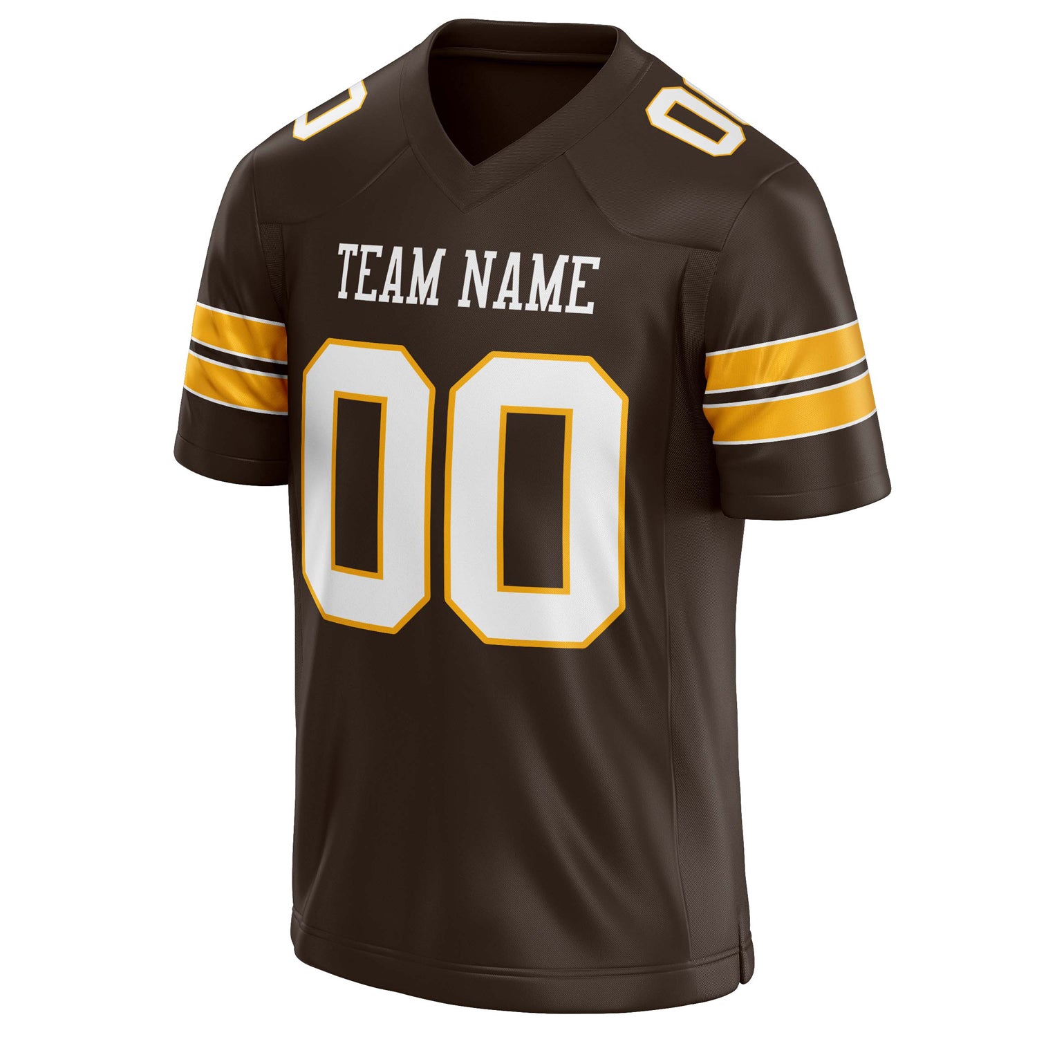 Personalized White & Solid Colour Football Jersey