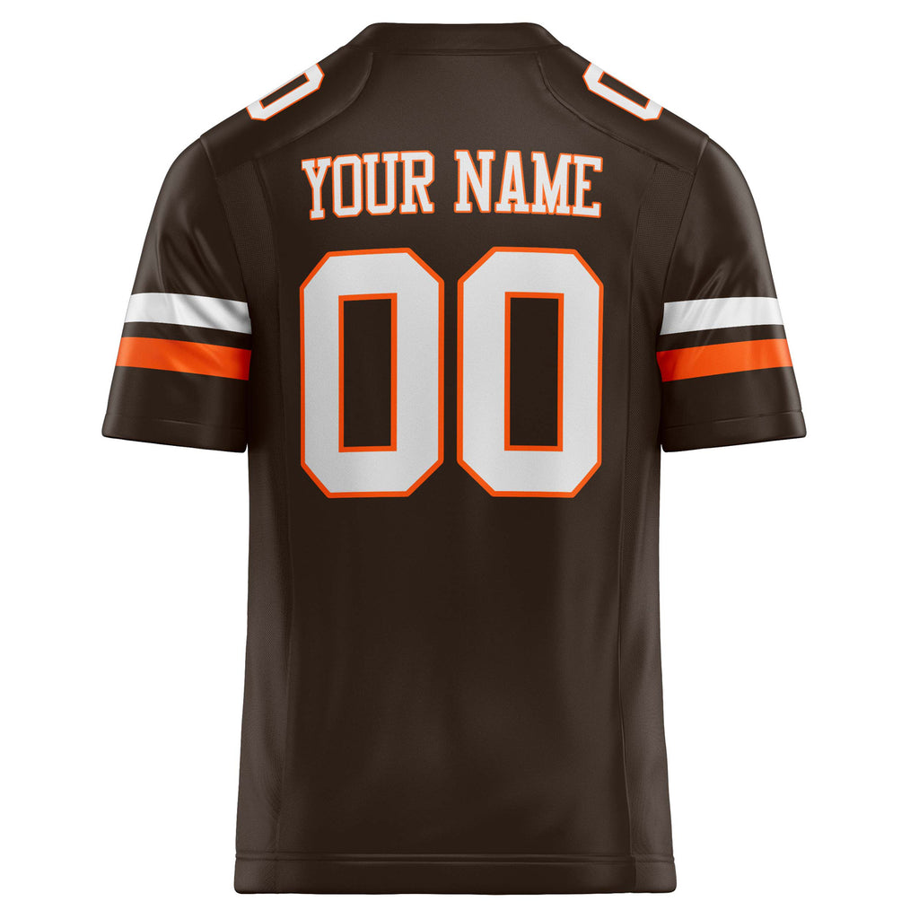 Personalized White & Solid Colour Football Jersey