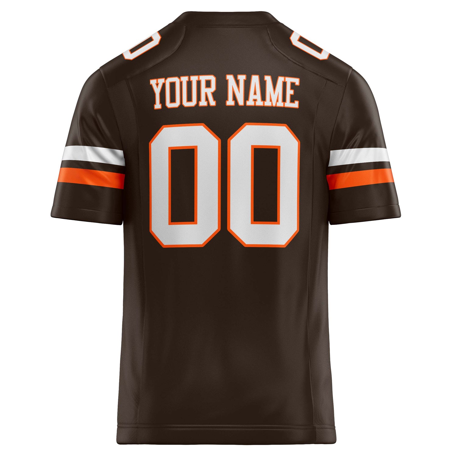 Personalized White & Solid Colour Football Jersey