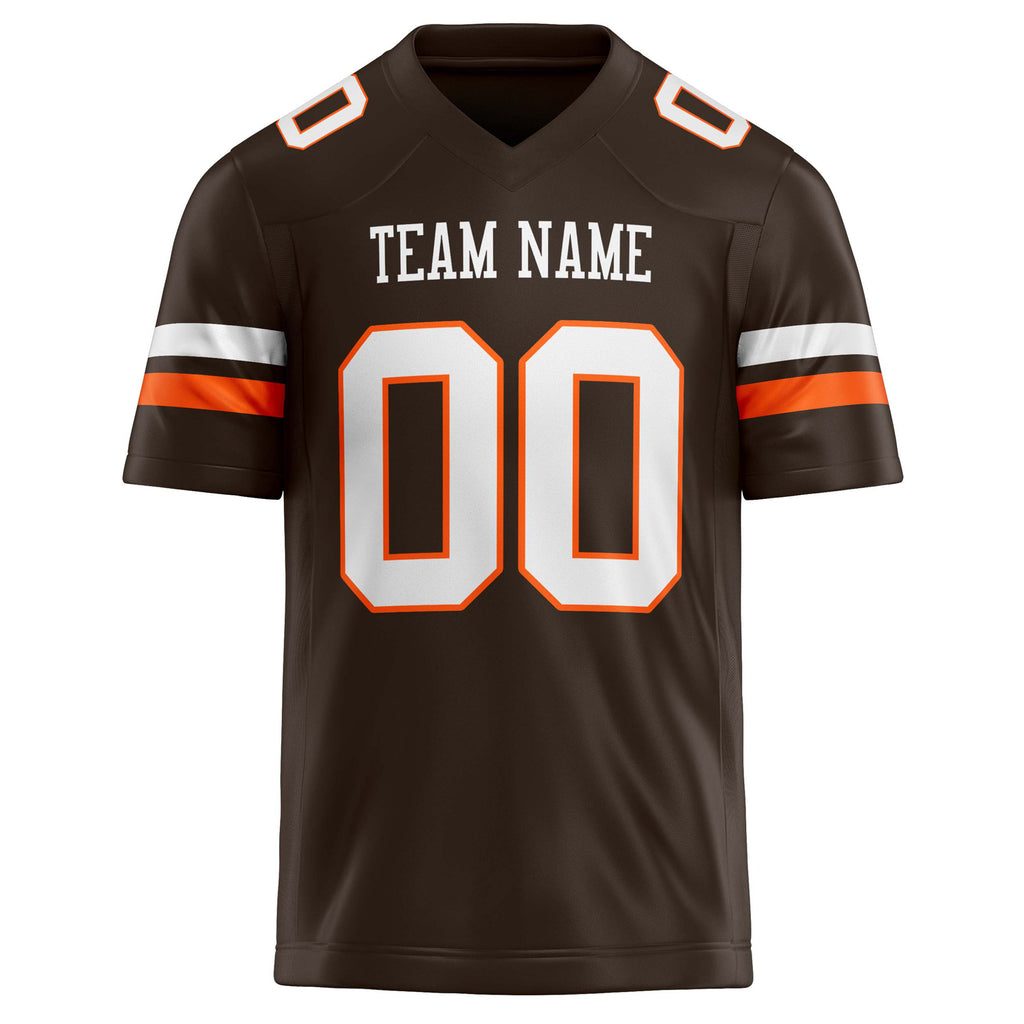 Personalized White & Solid Colour Football Jersey