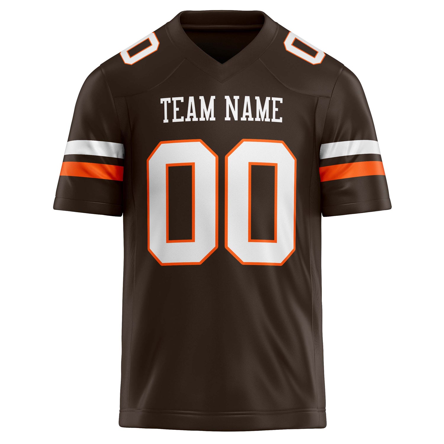 Personalized White & Solid Colour Football Jersey
