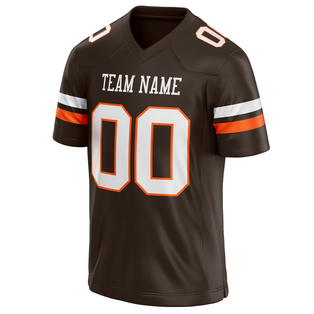 Personalized White & Solid Colour Football Jersey