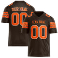 Personalized orange Solid Colour Football Jersey FT02240730BR056