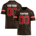 Personalized red Solid Colour Football Jersey FT02240730BR059