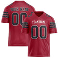 Personalized Cardinal Black Solid Colour Football Jersey FT02240730CA082