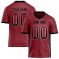 Personalized Cardinal Black Solid Colour Football Jersey FT02240730CA088