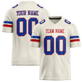 Personalized Cream royal Solid Colour Football Jersey FT02240730CR103