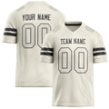Personalized Cream gray Solid Colour Football Jersey FT02240730CR107