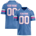 Personalized Electric Blue White Solid Colour Football Jersey FT02240730EL123