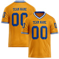 Personalized Gold royal Solid Colour Football Jersey FT02240730GO130