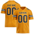 Personalized Gold Black Solid Colour Football Jersey FT02240730GO135