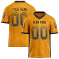 Personalized Gold Black Solid Colour Football Jersey FT02240730GO143