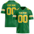 Personalized Grass Green gold Solid Colour Football Jersey FT02240730GR155