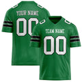 Personalized Grass Green White Solid Colour Football Jersey FT02240730GR166