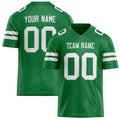 Personalized Grass Green White Solid Colour Football Jersey FT02240730GR167