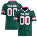 Personalized Kelly Green White Solid Colour Football Jersey FT02240730GR194