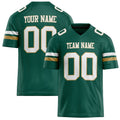 Personalized Kelly Green White Solid Colour Football Jersey FT02240730GR200