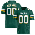 Personalized Kelly Green White Solid Colour Football Jersey FT02240730GR202