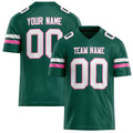 Personalized Kelly Green White Solid Colour Football Jersey FT02240730GR203