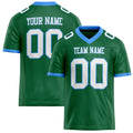Personalized Kelly Green White Solid Colour Football Jersey FT02240730KE216