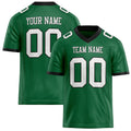 Personalized Kelly Green White Solid Colour Football Jersey FT02240730KE222