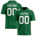 Personalized Kelly Green White Solid Colour Football Jersey FT02240730KE224