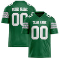 Personalized Kelly Green White Solid Colour Football Jersey FT02240730KE225
