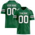 Personalized Kelly Green White Solid Colour Football Jersey FT02240730KE227