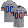Personalized Light Gray royal Solid Colour Football Jersey FT02240730LI237