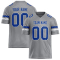 Personalized Light Gray royal Solid Colour Football Jersey FT02240730LI245