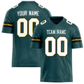 Personalized Midnight Green White Solid Colour Football Jersey FT02240730MI266