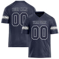 Personalized Navy White Solid Colour Football Jersey FT02240730NA279