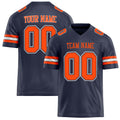 Personalized Navy orange Solid Colour Football Jersey FT02240730NA282