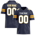 Personalized Navy White Solid Colour Football Jersey FT02240730NA286