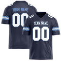 Personalized Navy White Solid Colour Football Jersey FT02240730NA288