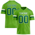 Personalized Neon Green kelly green Solid Colour Football Jersey FT02240730NE304
