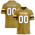 Personalized Old Gold White Solid Colour Football Jersey FT02240730OL326