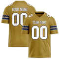 Personalized Old Gold White Solid Colour Football Jersey FT02240730OL333
