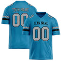 Personalized Panther Blue gray Solid Colour Football Jersey FT02240730PA382