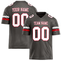 Personalized Pewter White Solid Colour Football Jersey FT02240730PE395