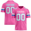Personalized Pink White Solid Colour Football Jersey FT02240730PI399