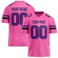 Personalized Pink Purple Solid Colour Football Jersey FT02240730PI408