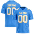 Personalized Powder Blue White Solid Colour Football Jersey FT02240730PO430
