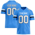 Personalized Powder Blue White Solid Colour Football Jersey FT02240730PO432