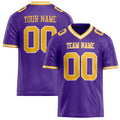 Personalized Purple Gold Solid Colour Football Jersey FT02240730PU441