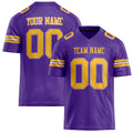Personalized Purple Gold Solid Colour Football Jersey FT02240730PU454